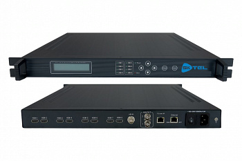 SKTEL SMP100 Platform-1855 Восьмиканальный H.264 HD/SD Encoder, 8xHDMI, 1xASI входы, IP, 1xASI