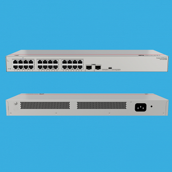 Коммутатор Huawei S110-24T2SR (24*10/100/1000BASE-T, 2*GE SFP ports, AC power)