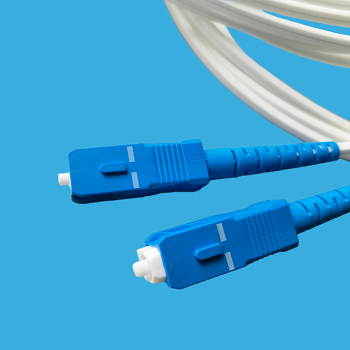 Дроп-патчкорд абонентский (белый) SC/UPC-SC/UPC SM (9/125) - 20м