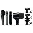 SHURE PGADRUMKIT7 Комплект из 7 микрофонов для ударных 1 x PGA52, ЗхРСА56, 1 x РСА57, 2 x PGA81, 3 б
