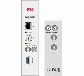 PBI DMM-1300TM-S2C, Трансмодулятор 8PSK/QAM 