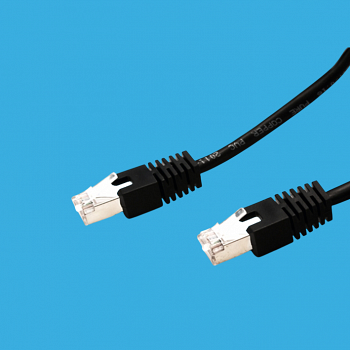 Патч Корд, SHIP, S4025BK0050-P, Cat.5e, FTP, LSZH, RJ-45, 0.5 м, Чёрный, Пол. пакет