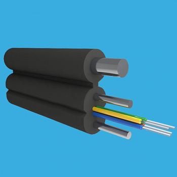 Кабель оптический FTTH DROP 4 волокна FTTH-SC-4-G.657.A1-FRP-0,9KN BLACK (2 км на барабане)